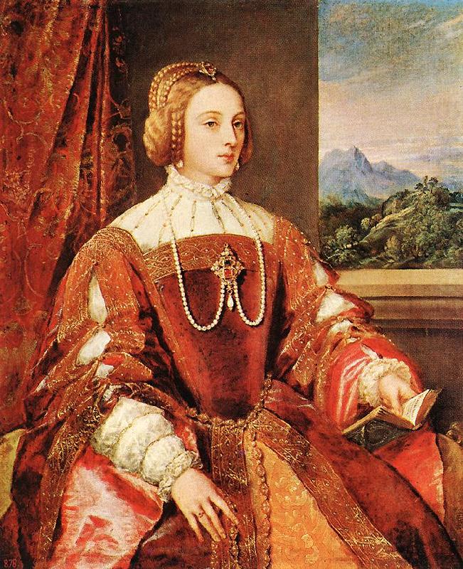 TIZIANO Vecellio Empress Isabel of Portugal r china oil painting image
